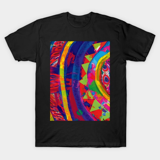 Saturnus - Abstract Art T-Shirt by Exile Kings 